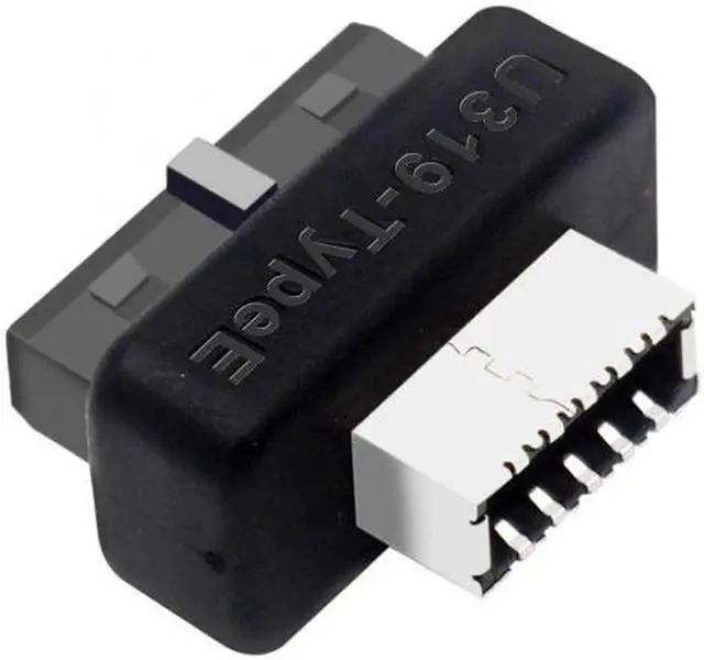 Main image of JVFYI UC-069 Overmold USB 3.1 Front Panel Socket Key-A Type-E to USB 3.0 20Pin Header Male Extension Adapter