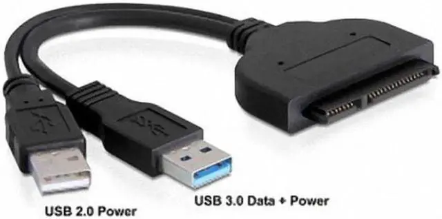Main image of JVFYI U3-067 USB 3.0 to SATA 22Pin 2.5" Hard disk driver Adapter With extral USB Power cable
