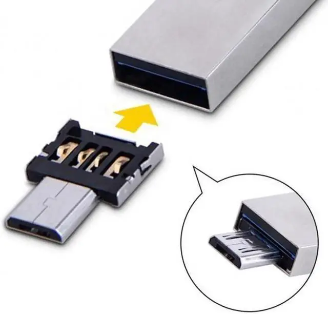 Alt view image 3 of 6 - JVFYI USB 3.0 to Micro SD SDXC TF Card Reader with Micro USB 5pin OTG Adapter for Tablet / Cell Phone
