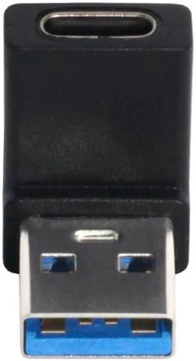 Alt view image 6 of 7 - JVFYI UC-067-UP USB-C Type C Female 90 Degree Up Angled to USB 3.0 A Male Data Adapter for Laptop Desktop