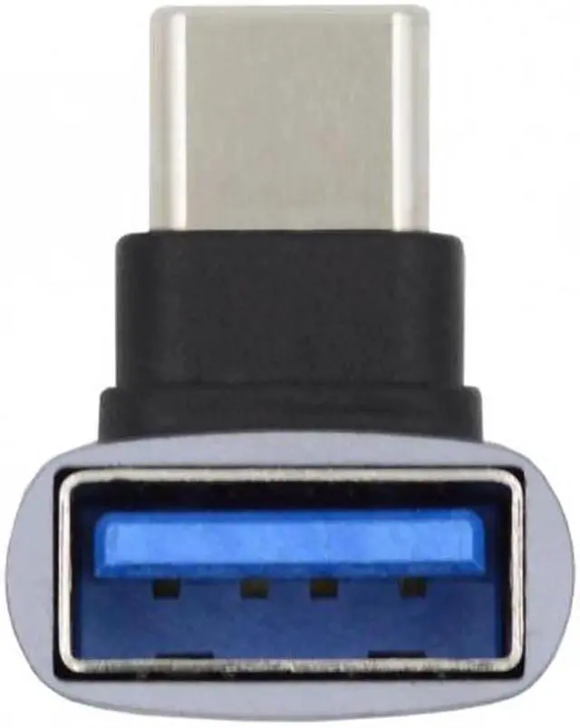Alt view image 3 of 7 - JVFYI UC-035-UP Up Down Angled USB-C Type-C to USB 3.0 Female OTG Adapter 90 Degree for Laptop Tablet Phone