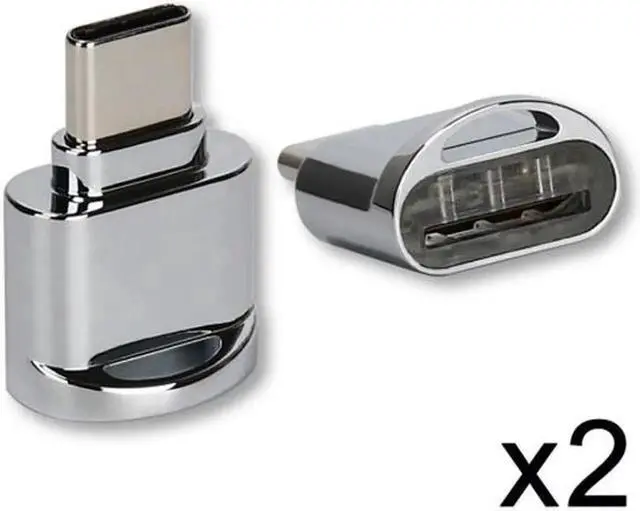 Main image of JVFYI UC-051-2PCS 2pcs USB 2.0 Type C USB-C to Micro SD SDXC TF Card Reader Adapter for MacbookCell Phone