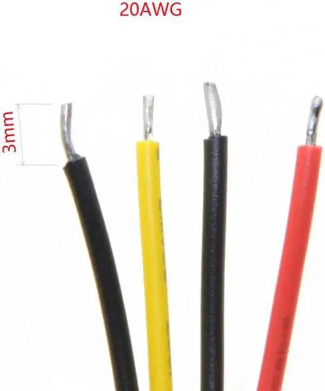 Alt view image 2 of 7 - JVFYI PW-042 ATX Molex Micro Fit Pitch 3.0mm 4Pin Male to Open Wire Power Adapter Cable 15cm 20AWG UL1007