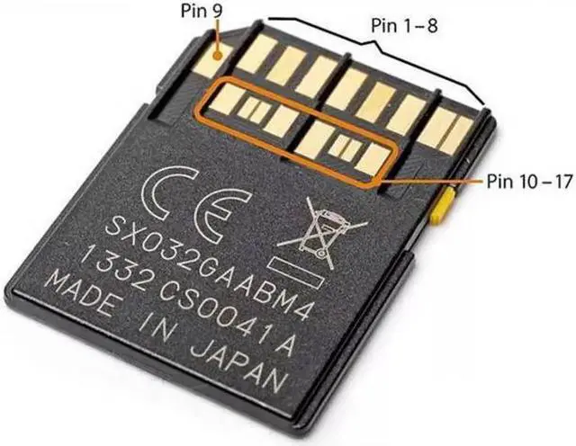 Alt view image 6 of 6 - JVFYI EP-012-B44SF SD Male Extender to SD Card Female Extension Cable Adapter Flexible SD/SDHC/SDXC UHS-III UHS-3