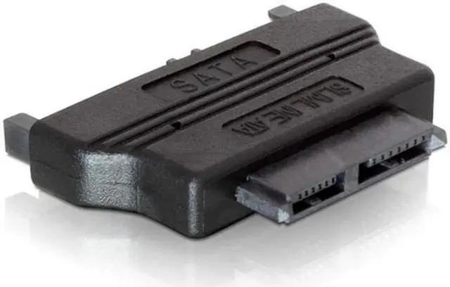 Alt view image 2 of 7 - JVFYI SA-015 SATA 22 Male to Slimline SATA 13 Female Convertor Adapter for Laptop CD-ROM