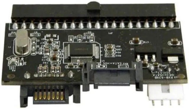 Alt view image 5 of 7 - JVFYI SA-101 IDE 100 133 PATA to Dual Serial SATA 7PIN Adapter Reversible Converter for Hard Disk Drive