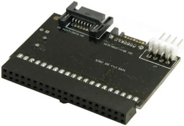 Alt view image 4 of 7 - JVFYI SA-101 IDE 100 133 PATA to Dual Serial SATA 7PIN Adapter Reversible Converter for Hard Disk Drive