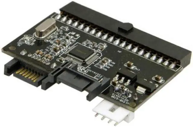 Alt view image 2 of 7 - JVFYI SA-101 IDE 100 133 PATA to Dual Serial SATA 7PIN Adapter Reversible Converter for Hard Disk Drive