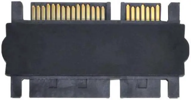 Alt view image 6 of 7 - JVFYI SA-069 3.5"2.5inch SATA 22Pin 7+15 Male to SATA 22P 7+15 Male extension convertor Straight adapter