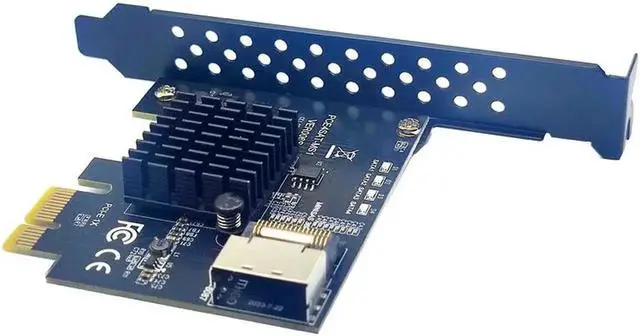 Alt view image 5 of 6 - JVFYI PCIE to Mini SAS SFF-8087 Expansion Card Support 4 Port SATA 3.0 6Gbps HDD SSD SFF8087 to PCI Express X1 Adapter SATA Controller N/A
