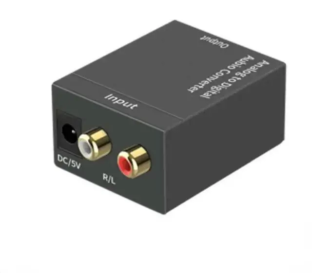 Alt view image 2 of 3 - JVFYI Digital Optical Coaxial Signal to Analog DAC SPDIF, Audio Converter Adapter, RCA, Toslink SPDIF Coax To Analog RCA