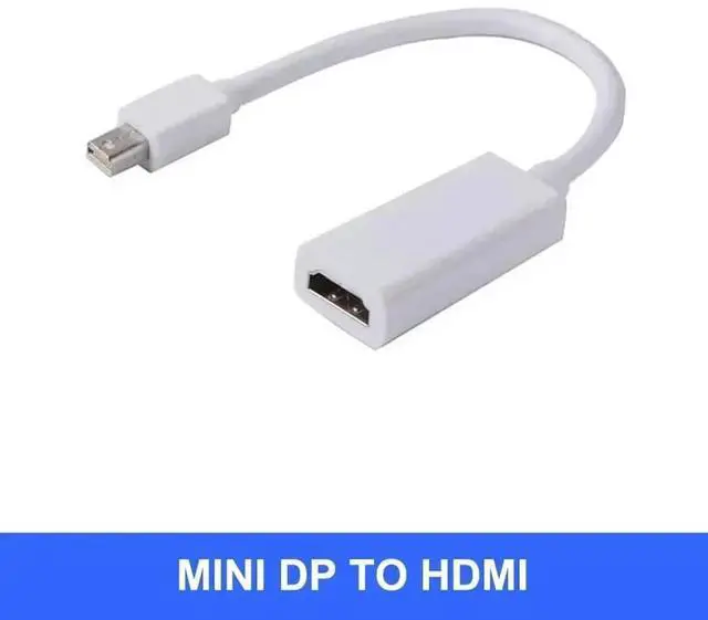 Main image of JVFYI Stable and Practical Computer Adapter Cable, Mini Display Port Connectors for Home Office, Easy to Use, Malfunction-Free Line, D