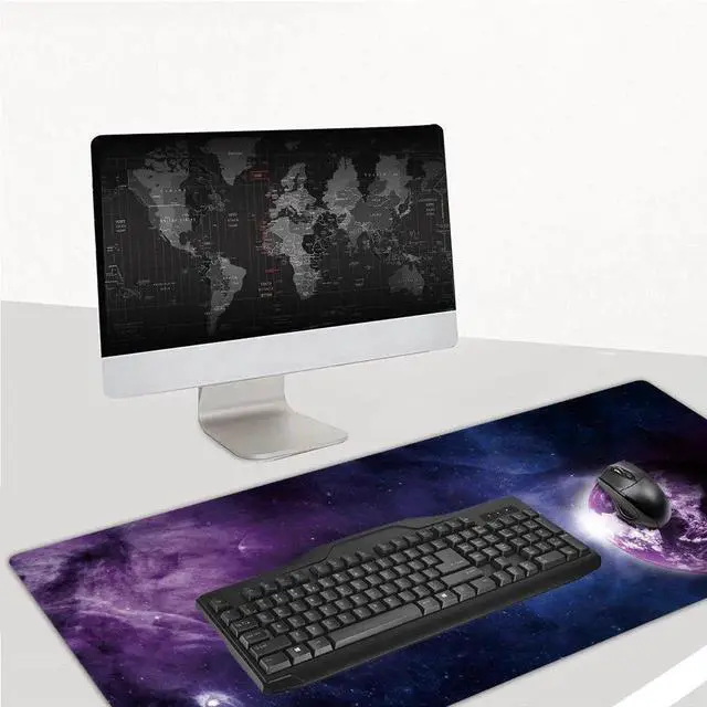 Alt view image 4 of 4 - JVFYI d dXXL Gaming Mouse Mat Extended & Extra Large Mouse Pad (80x40 Sky Planet)