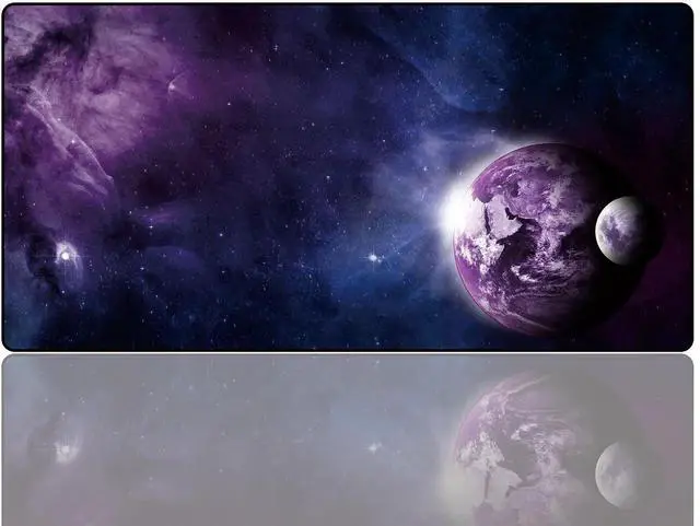 Main image of JVFYI d dXXL Gaming Mouse Mat Extended & Extra Large Mouse Pad (80x40 Sky Planet)