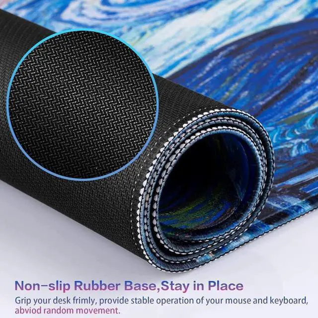 Alt view image 3 of 7 - JVFYI Gaming Mouse Pad, Large Mouse Pad 31.5x15.7inch Big Computer Mousepad for Home Office Gaming Work