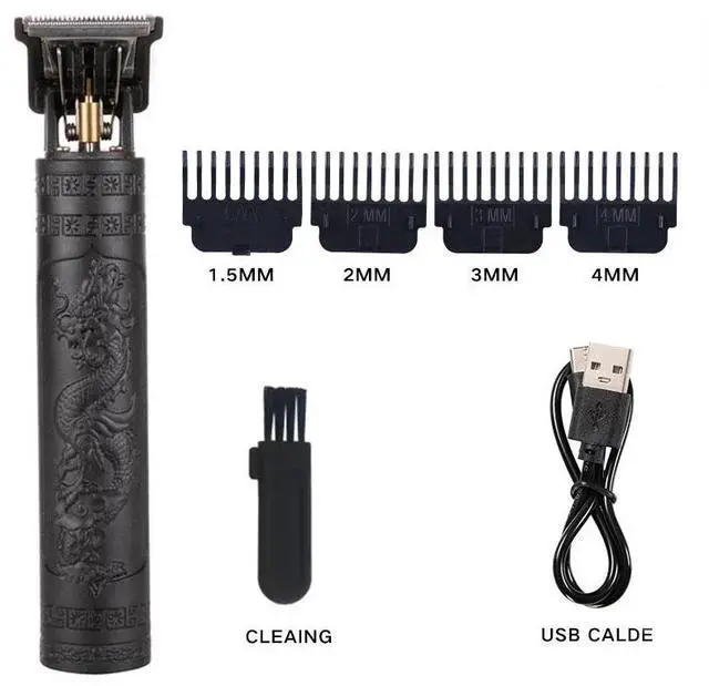 Main image of JVFYI Men's Rechargeable ABS Razor Clipper Shaver for Adult Haircut-Vintage Style Home/Barber Shop USB Charging