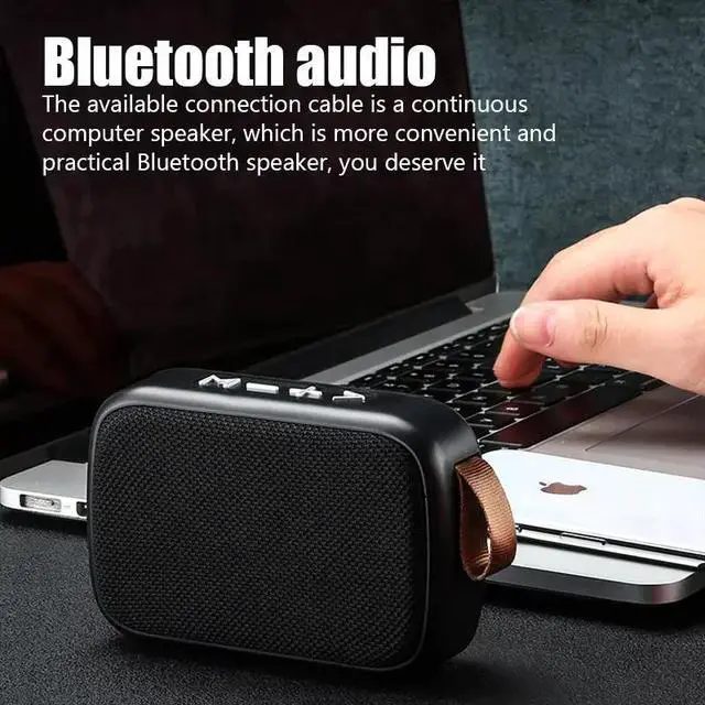 Alt view image 3 of 6 - JVFYI Wireless Mini for Speaker Plastic Design TF Card Support RGB LED 3D Stereo Sound IPX2 Waterproof G2 5 Hours Playtime