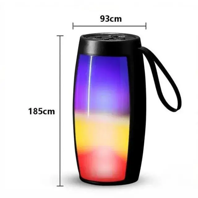 Alt view image 7 of 7 - JVFYI TWS Shocking Heavy Bass Outdoor Portable Wireless for 5.3 Speaker Household Small High Volume Subwoofer with RGB LED