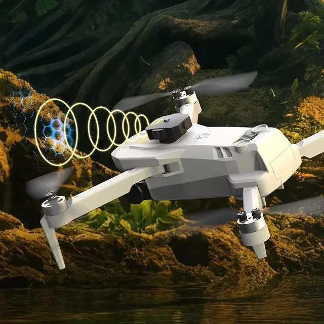 Alt view image 5 of 6 - JVFYI S25PRO 4K Camera Foldable Drone for Beginners - 6-Axis Gyro, Brushless Motor, Optical Flow, 20min Flight Time, Remote Control black S25PR0-Single electricversion