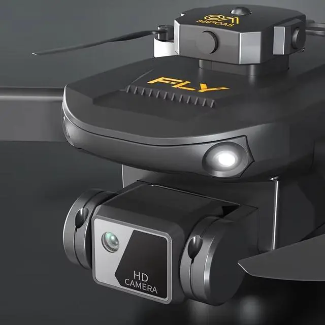 Alt view image 3 of 6 - JVFYI S25PRO 4K Camera Foldable Drone for Beginners - 6-Axis Gyro, Brushless Motor, Optical Flow, 20min Flight Time, Remote Control black S25PR0-Single electricversion