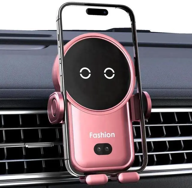 Main image of JVFYI Hot Selling 15W Fast Wireless Car Charger with Flexible Adjustable Car Mount & Desk Mobile Phone Holder