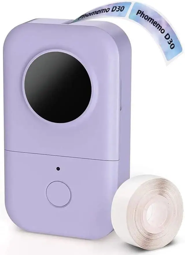 Main image of JVFYI Phomemo Thermal Mini Label Printer | No Ink, No Hassle Portable Label Maker with Tape Purple