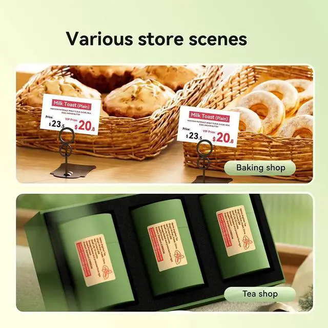 Alt view image 3 of 6 - JVFYI NiiMbot B21 Greeting Card & Color Label Printer | Easy-Operated Thermal Printer for Flower Shops & Retail Gifting