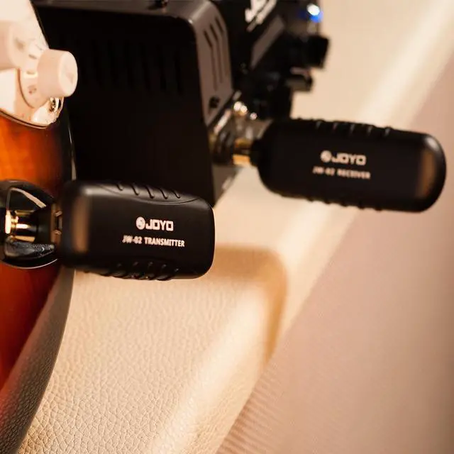 Alt view image 5 of 6 - JVFYI JOYO JW-02 Wireless Guitar System | 5.8GHz Low-Latency Transmitter & Receiver | Plug-and-Play for Electric Guitar, Bass, Amp