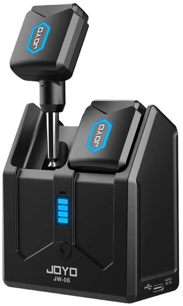 Main image of JVFYI JOYO JW-06 Wireless Guitar System | <6ms Latency, 65ft Range, Studio-Grade 24-bit Audio | Plug-and-Play Rechargeable