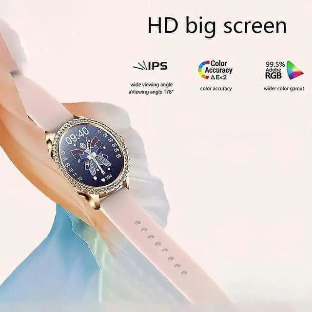 Alt view image 2 of 5 - JVFYI Smart Watch with Bluetooth Calling, 20+ Sport Modes, Silver | HD Display & AI Voice Assistant purple