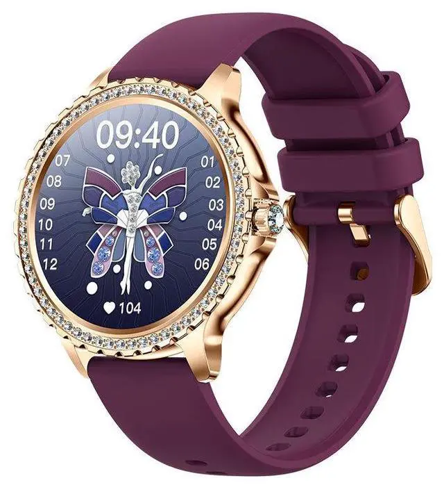 Main image of JVFYI Smart Watch with Bluetooth Calling, 20+ Sport Modes, Silver | HD Display & AI Voice Assistant purple