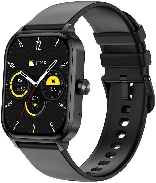 Main image of JVFYI Military-Grade Smart Watch: 1.93" IP68 Waterproof, 100+ Sport Modes, Heart Rate & Sleep Tracker black