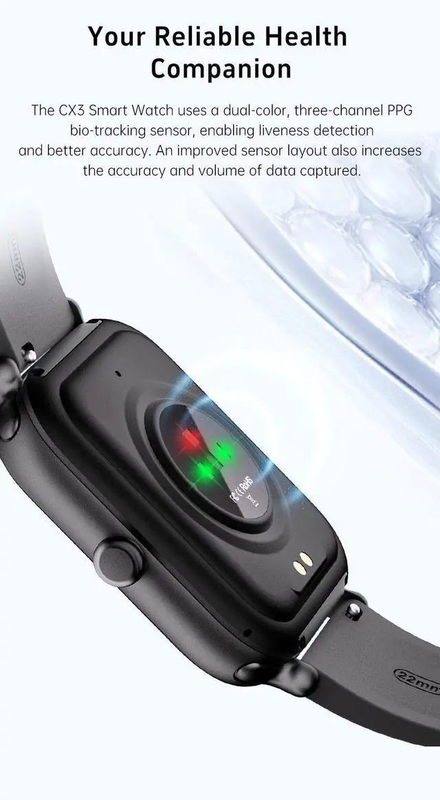 Alt view image 5 of 7 - JVFYI 1.95'' Smart Watch with Bluetooth Calls, 100+ Sports Modes, Health Monitor, 7-Day Battery black