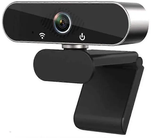 Main image of JVFYI 1080P HD Webcam with Microphone, USB Streaming Camera for Laptop Video Calls & Conferencing (Black)