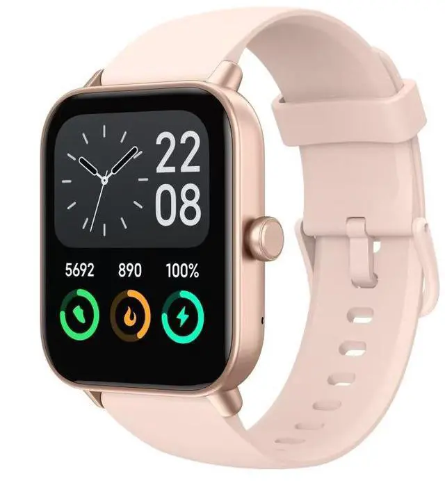 Main image of JVFYI Smart Watch with Bluetooth Call & Alexa, 1.8" HD Fitness Tracker, Heart Rate SpO2 Monitor pink