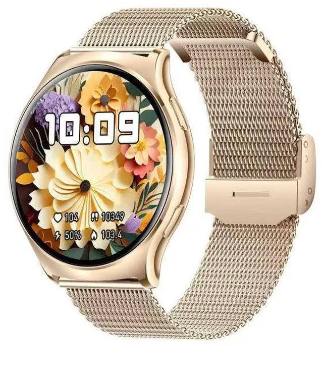 Main image of JVFYI Women's Smart Watch with AMOLED Display, 100+ Sports Modes, Heart Rate & Blood Oxygen Monitor, Waterproof Fitness Tracker