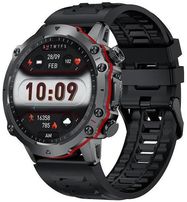 Main image of JVFYI Smart Watch 1.43" AMOLED, Waterproof Fitness Tracker with Heart Rate, Blood Pressure & 100+ Sports Modes