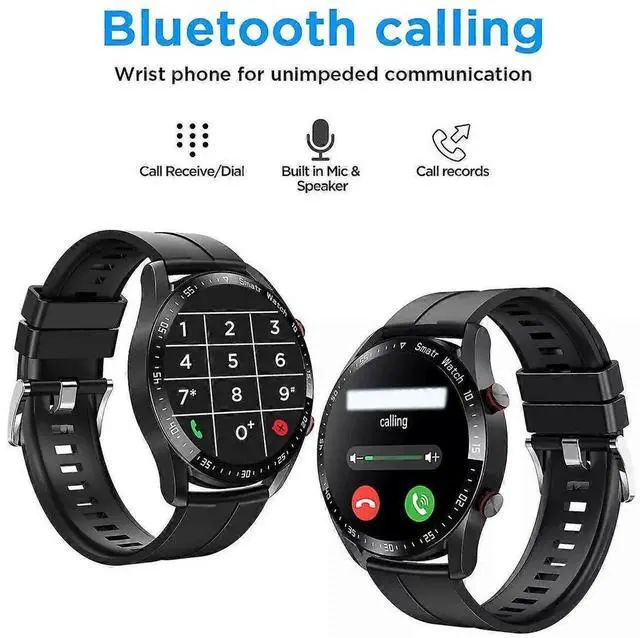 Alt view image 3 of 5 - JVFYI Women's Smart Watch with Bluetooth, Health Monitoring, IP67 Waterproof, 20-Day Battery silver