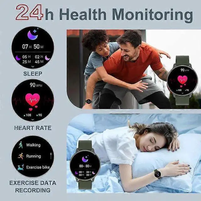 Alt view image 4 of 5 - JVFYI S48T Smart Watch 1.43" AMOLED, Bluetooth Call, Heart Rate & Blood Pressure Monitor, IP67 Waterproof golden