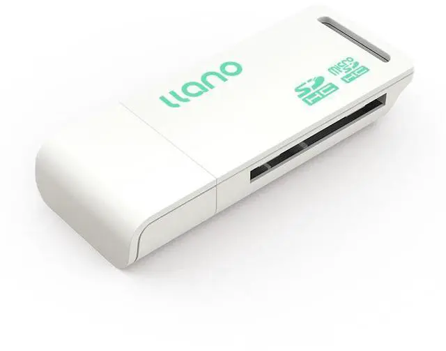 Main image of JVFYI 2-in-1 High-Speed USB Card Reader for TF/Micro SD & SD Cards - Portable Plug-and-Play Adapter for PC, Camera, Laptop & Phone