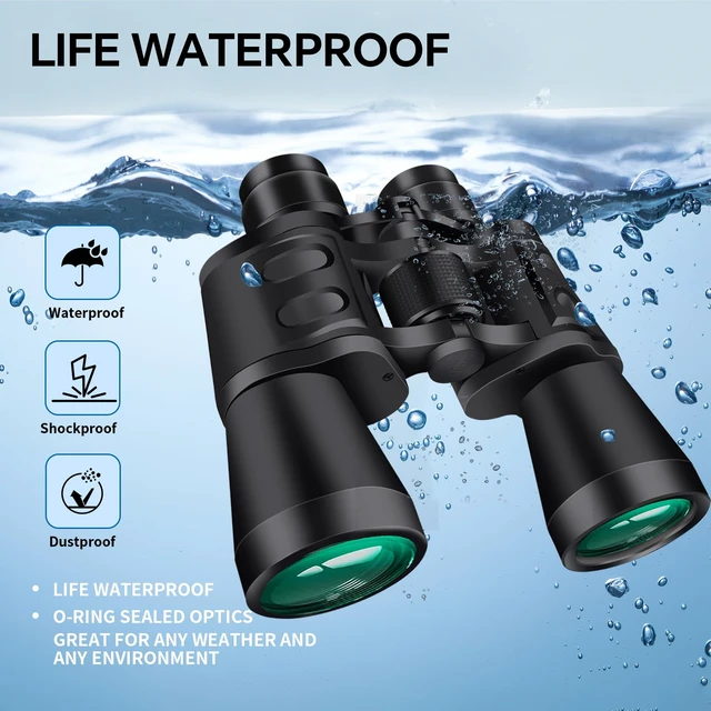 Alt view image 5 of 7 - 20X50 Binoculars for Adults High Powered- Large View with Clear Vision Waterproof & Fogproof Lightweight Easy Focus Compact Binoculars for Bird Watching Hunting Travel Sports Opera Concert