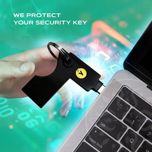 Alt view image 4 of 5 - Cover Case Keychain for Yubikey 5C NFC Durable Protection with Easy Access