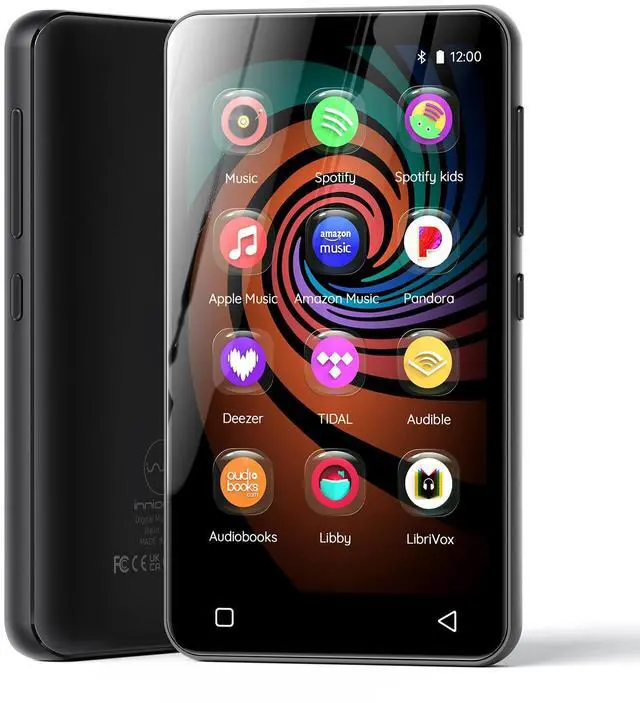 Main image of 160GB MP3 Player with Bluetooth and WiFi, Music Player with Spotify,Pandora,Amazon Music,4" Touch Screen Android MP4 MP3 Player for Kids with Libby,Audible,Spotify Kids(Black)