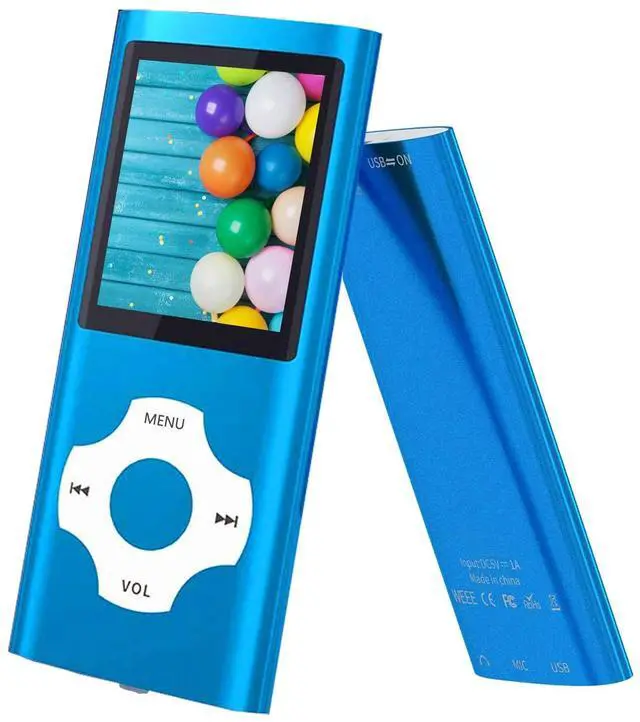Alt view image 6 of 7 - MP3 Player, Hotechs MP3 Music Player with 32GB Memory SD Card Slim Classic Digital LCD 1.82'' Screen MINI USB Port with FM Radio, Voice Record