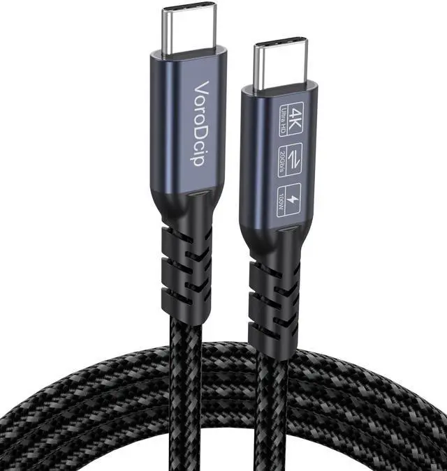 Main image of USB to USB C Data Transfer Cable 6Ft, USB C 3.2 Gen 2x2 with 20Gbps High Speed, 4K@60Hz Monitor Video Display, 100W Fast Charging Full Function Cord for Macbook Phone Monitor External SSD Hub