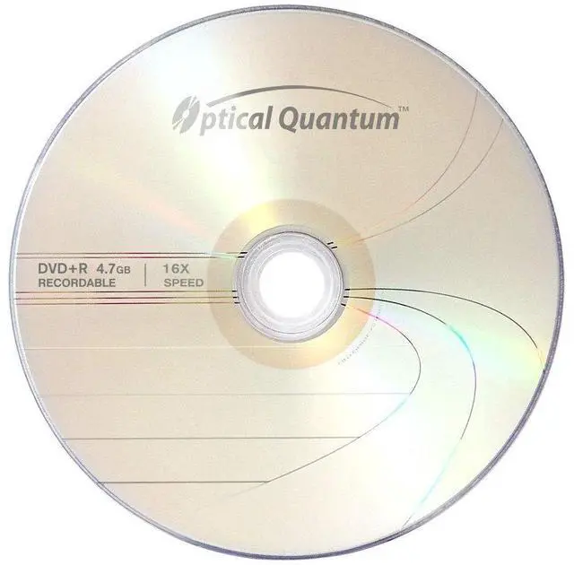 Alt view image 4 of 7 - Optical Quantum DVD+R 4.7GB 16x Recordable Media Disc - 100 Spindle (FFP) OQDPR16LT-BX