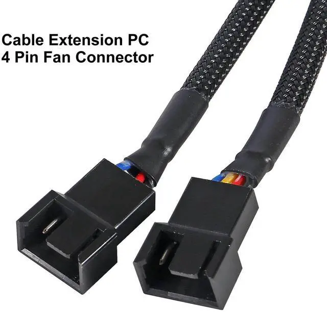 Alt view image 5 of 6 - 2 Pack PWM Fan Splitter Cable 1 to 2 Converter, Computer PC PWM Fan Splitter Cable 1 to 2 (4 Pin+3 Pin)