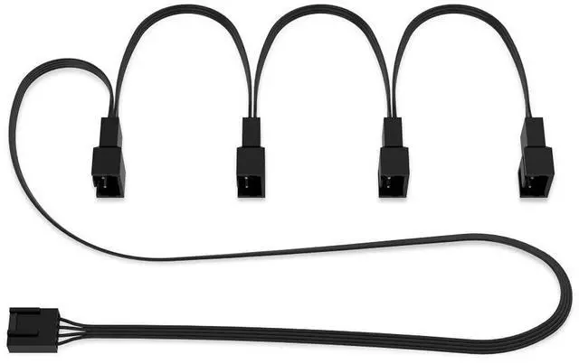 Main image of ARCTIC PST Cable Rev. 2 - Cavo di Proluga PWM a 4 Pin per Max 4 Ventole, Ventole PC, Cavo Splitter PWM, Connessione Multi-Ventola, Prolunga, Cavo Splitter a Y, PC - Nero