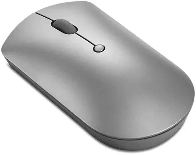 Main image of 600 Bluetooth Silent Mouse, Blue Optical Sensor, Adjustable DPI, 4 Button, Microsoft Swift Pair, Windows, Chrome, GY50X88832, Gray