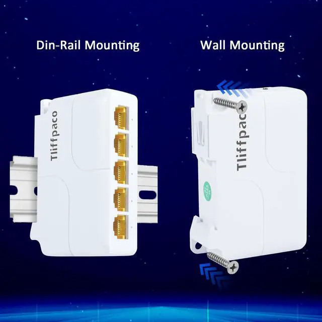 Alt view image 6 of 7 - Gigabit PoE Extender/Switch, 5-Port PoE Splitter Repeater, 90W Input with 30-60W Output, 1000Mbps, IEEE 802.3af/at/bt for IP/PTZ Cameras in Security Systems, IP Phones and AP Networks